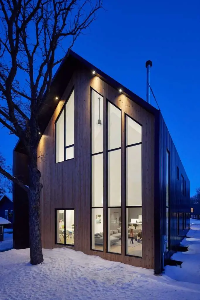 Night View of Gallo Residence - Winnipeg