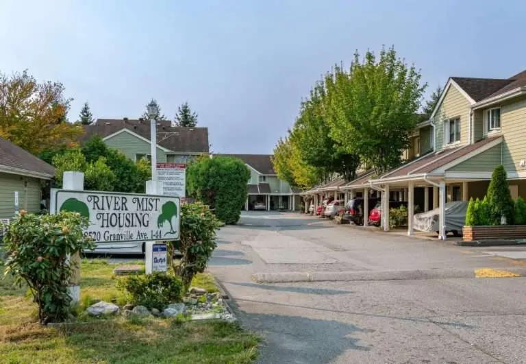 Rivermist Housing in Richmond, B.C - Front Entrance
