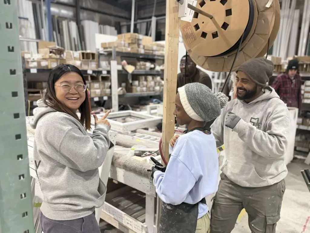 SILEX team providing hands-on training for the next generation of building professionals in Canada.