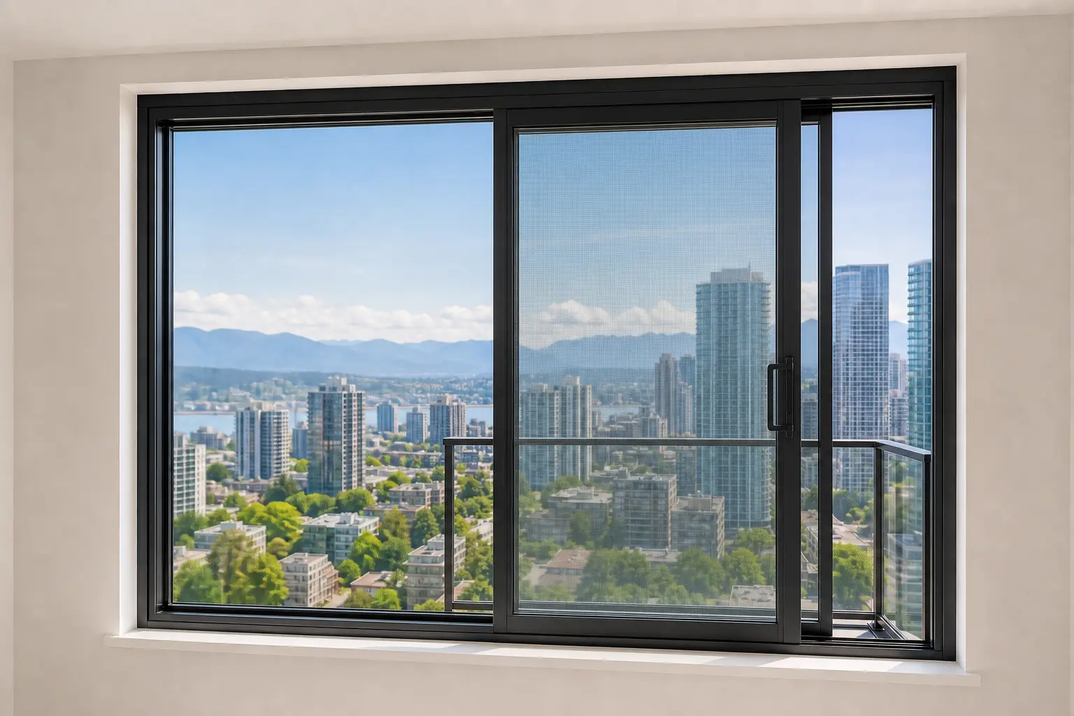 Commercial and architectural projects requiring narrow frames, large glazed areas and substantial structural strength.